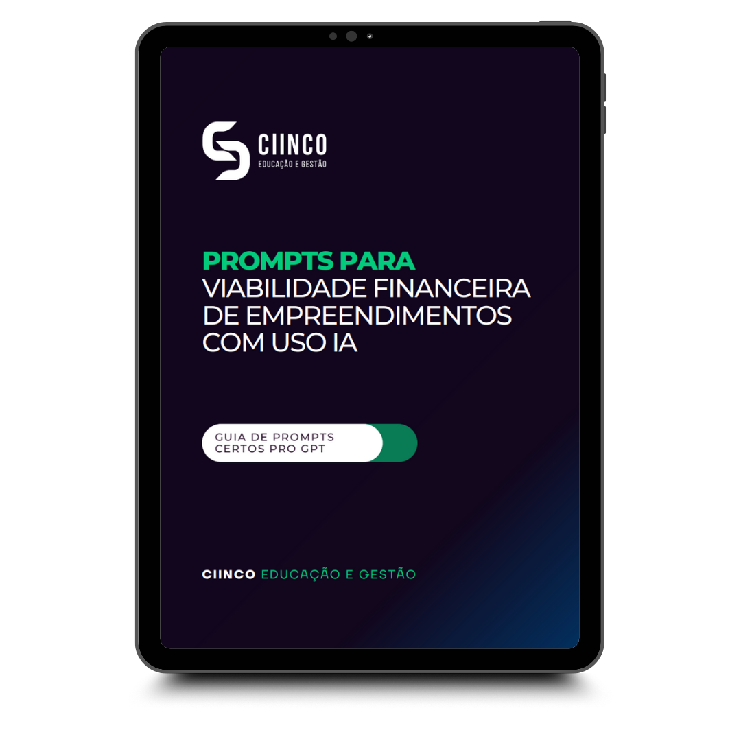 eBook gratuito - Prompts para Viabilidade Financeira de Empreendimentos com uso IA