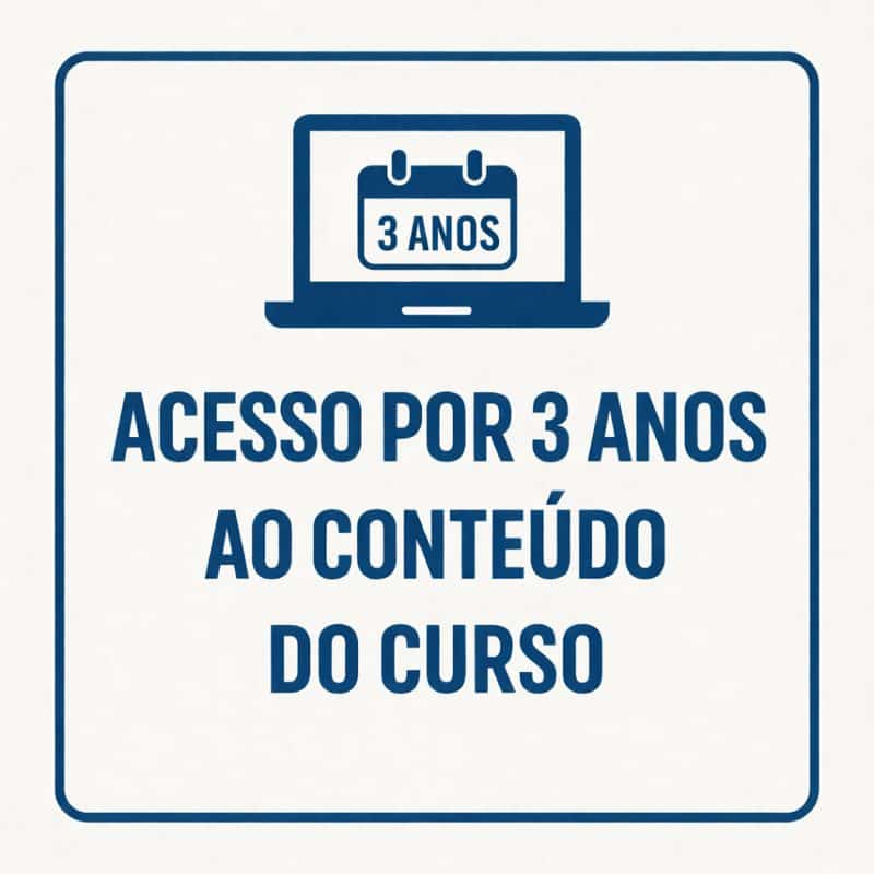 Acesso por 3 anos + Atualizações