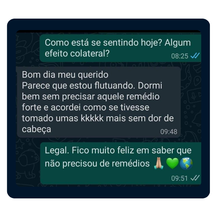Print de conversa de paciente 6