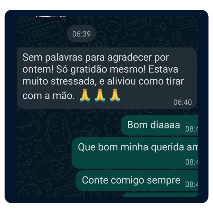 Print de conversa de paciente 1