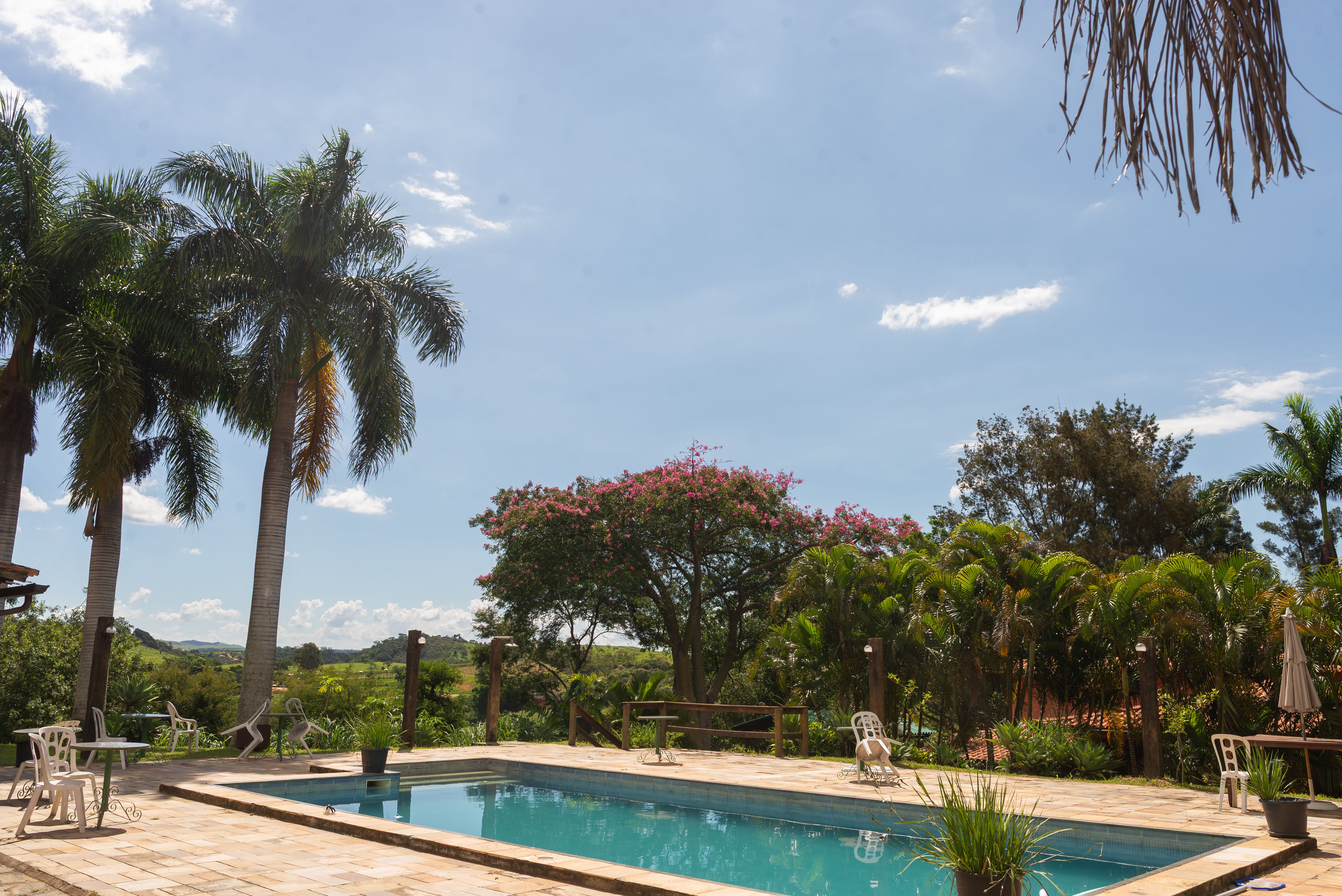 Piscina da Pousada das Casuarinas na Serra