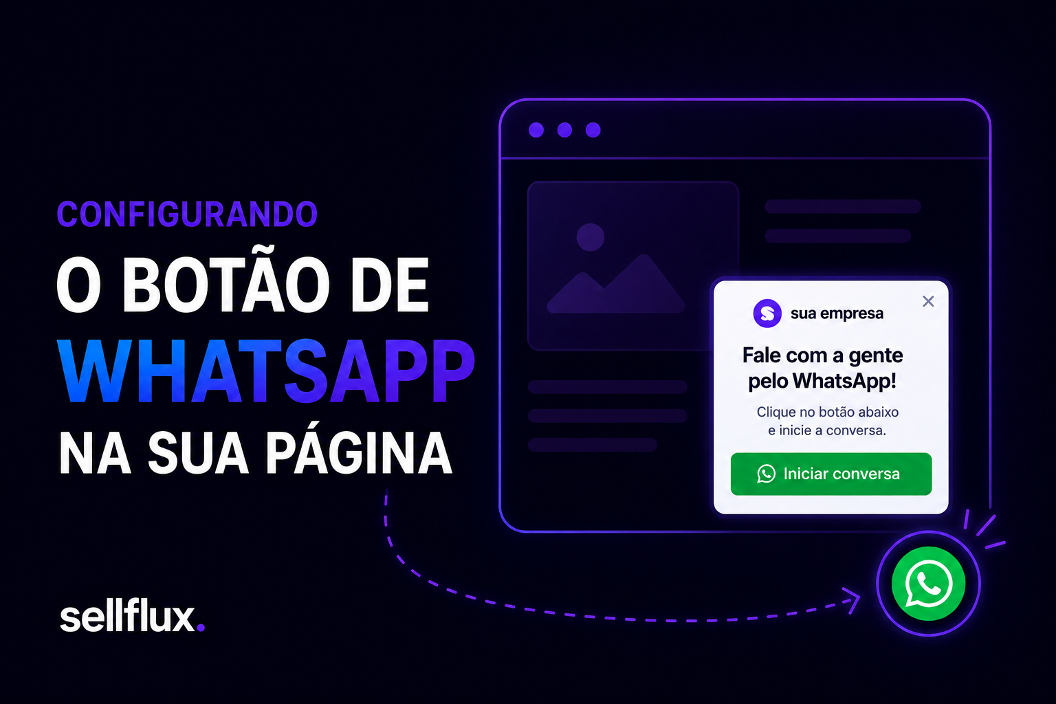 Configurando o botão de whatsapp na sua página